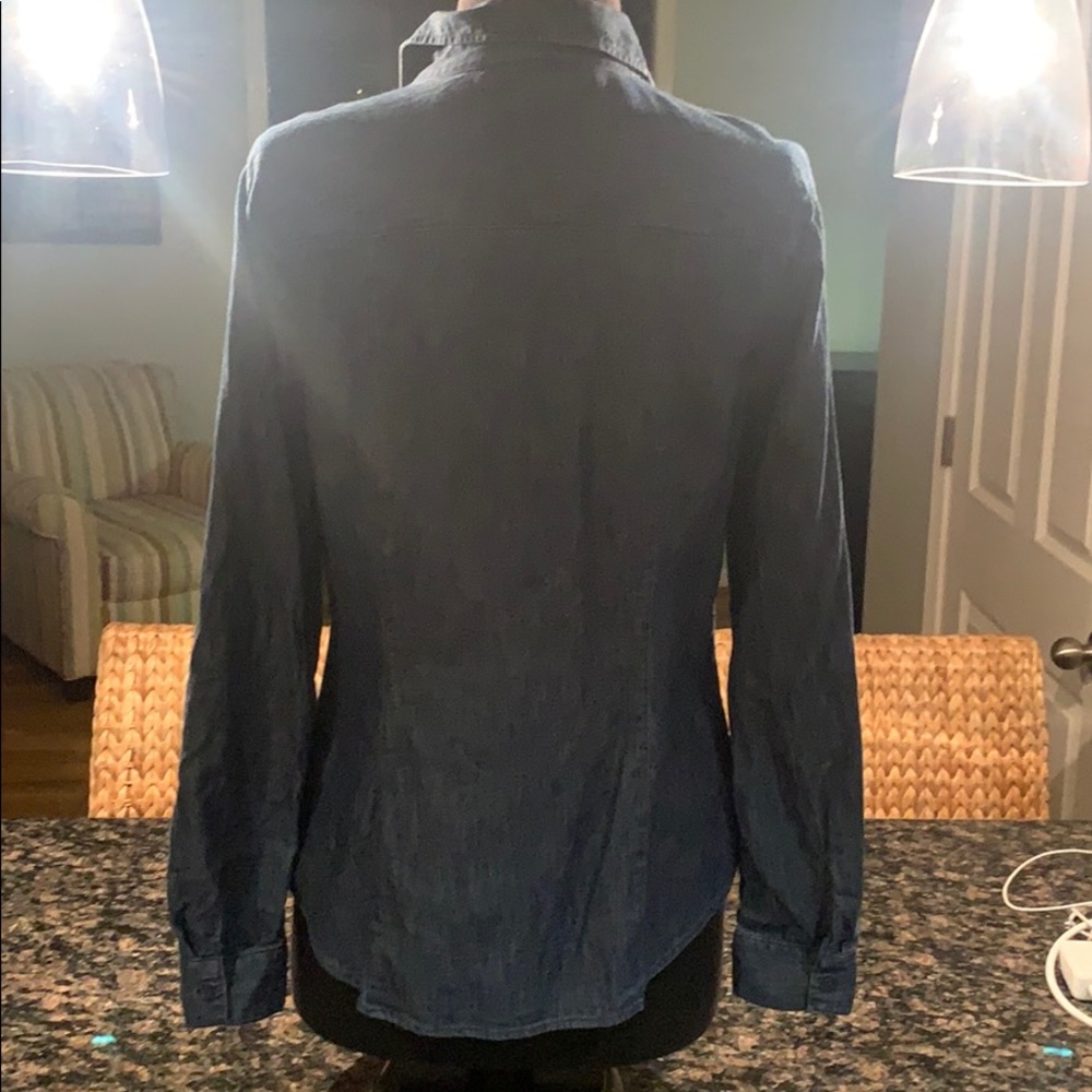 🤩 5/$25 Loft Denim shirt - Picture 2 of 11